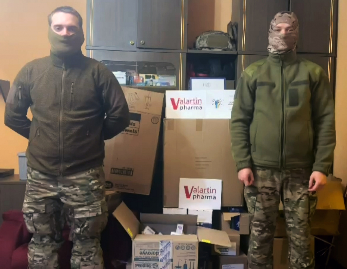 Препарати "Валартін Фарма" для здоров’я наших захисників